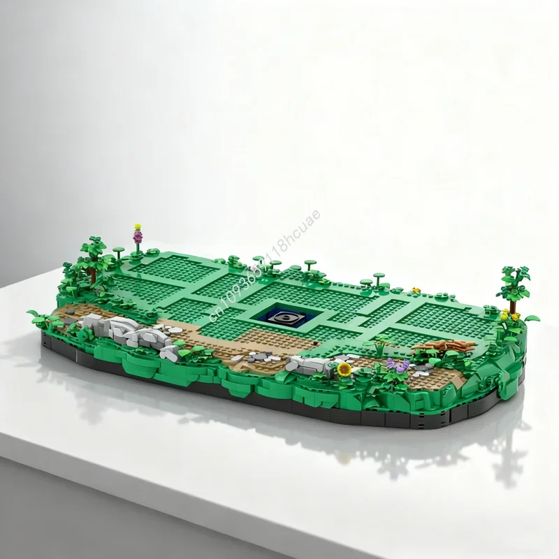 

2226 шт. MOC The Shire Shelf, размер дисплея, модель, строительные игрушки, блоки, строительные DIY, образование, рождественские подарки, кирпич, день рождения