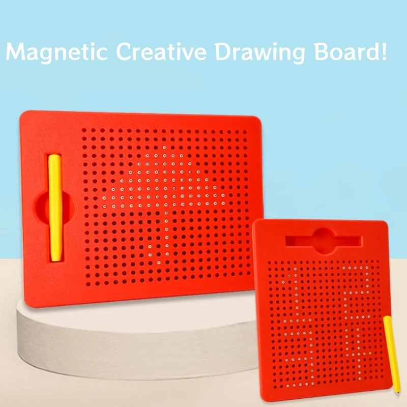 Prancheta magnética bola esboço almofada tablet com caneta magnética crianças brinquedo aprendizagem desenho brinquedos educativos para crianças presente
