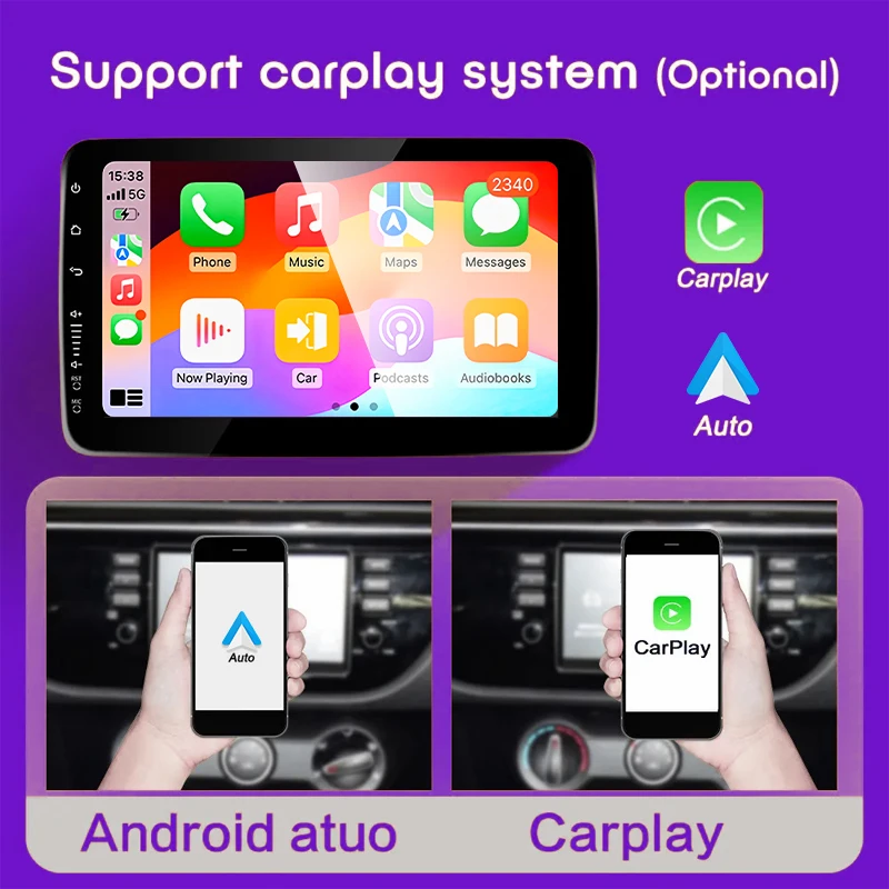 Xintu CarPlay autoradio Android per schermo girevole universale a 360 gradi lettore multimediale Video Stereo GPS Navi RDS 7862