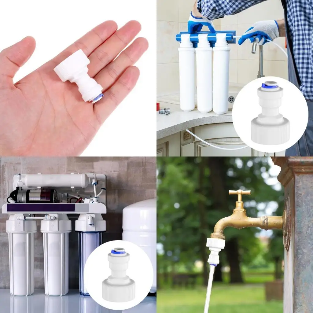 

652f пищевая безопасная пластиковая труба Адаптер длиной 4,5 см для прочителей воды.