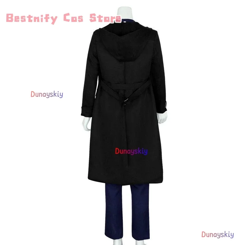 زي تنكري أنيمي للرجال من Shigaraki Tomura زي خندق عباءة سترة رجالي بدلة موحدة ملابس أنيمي شعر مستعار أحذية دعامة الأدوار-pla