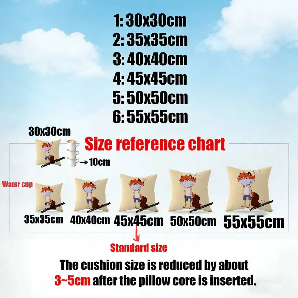 For YKMET Strade Ren Hana Throw Pillow Case 35x35cm Home Custom Square Pillowcase Cushion Cover