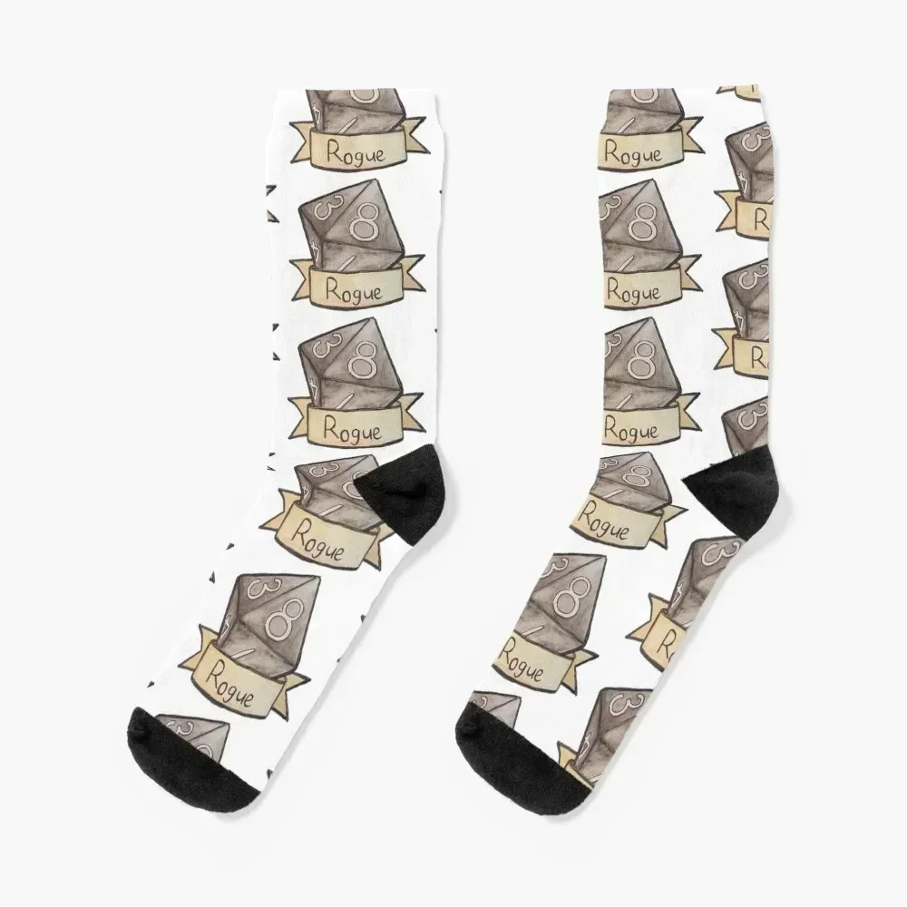 

D&D Rogue Hit Dice Socks kawaii sports stockings Stockings Non-slip Man Socks Women's
