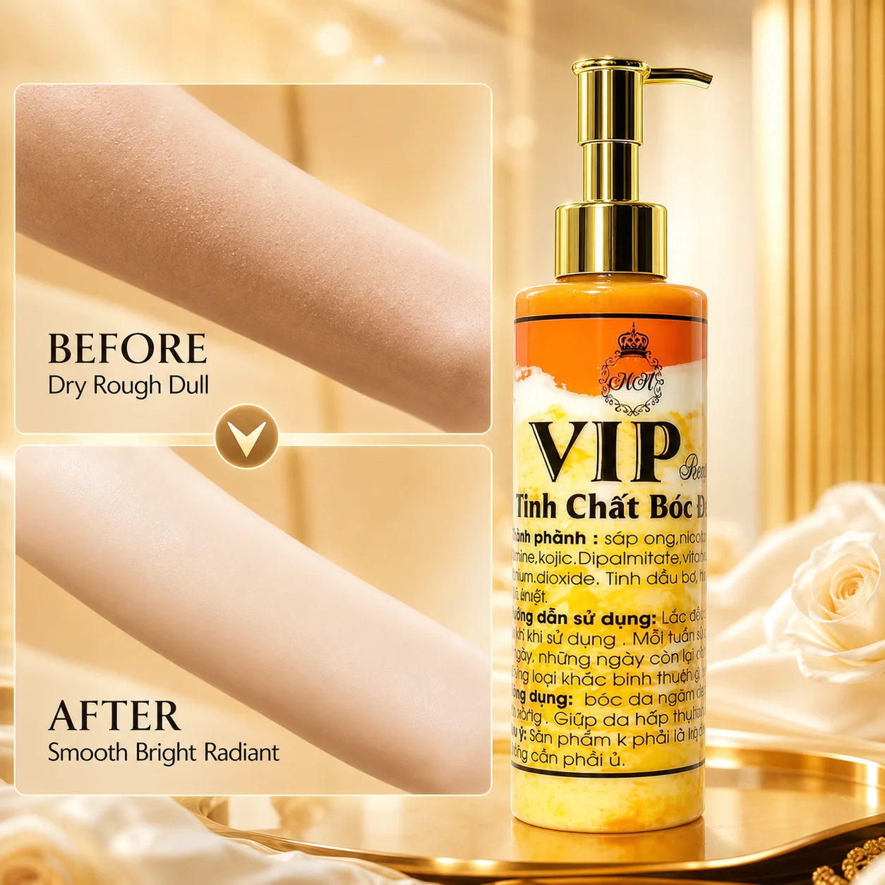 Brightening Deep Moisturizing Body Lotion, Niacinamide Kojic Acid Fades Dark Spots, Evens Skin Tone Daily Whole Body Skincare