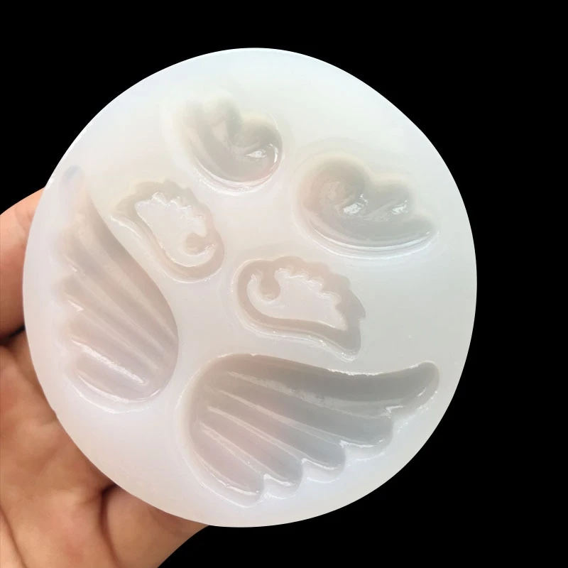 Angel Evil Wings Pendant Resin Casting Mold