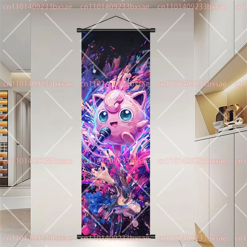 Pokémon Anime HD Poster Scroll Psyduck Slowpoke Rayquaza Jigglypuff Farfetch'd Gengar Jirachi Greninja Geburtstagsgeschenk – Detail 10