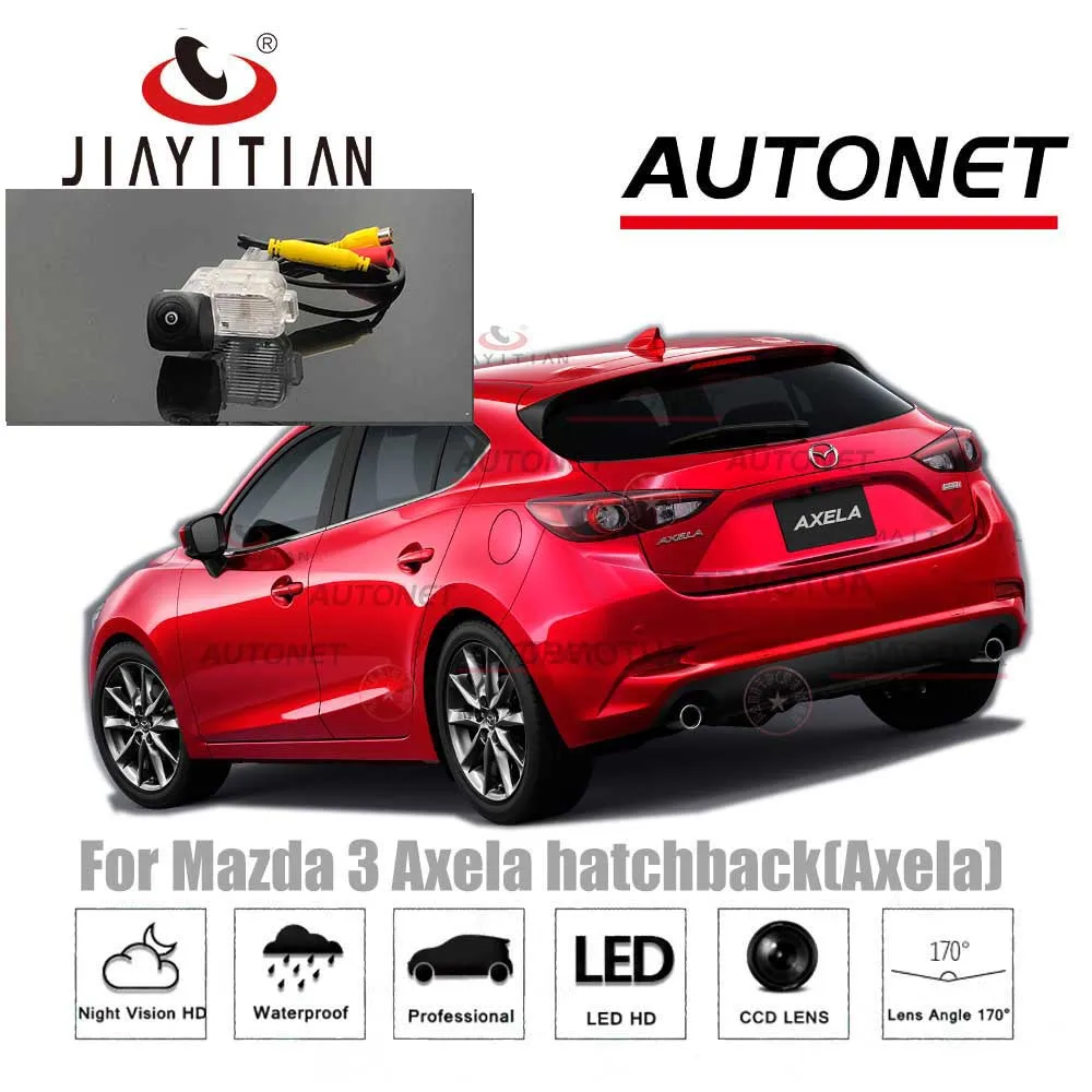 

JIAYITIAN камера заднего вида для Mazda3 Axela Sport hatchback 2014 2015 2016 2017 2018/6V камера CCD/ночное видение/Резервное копирование