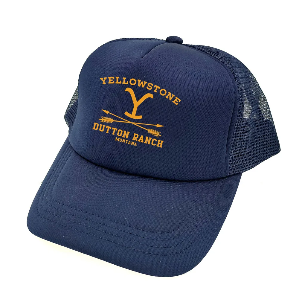 Yellowstone Trucker Cap Dad Hat Summer Baseball Cap Net Hat Cap Breathable Mesh Hats for Men Women