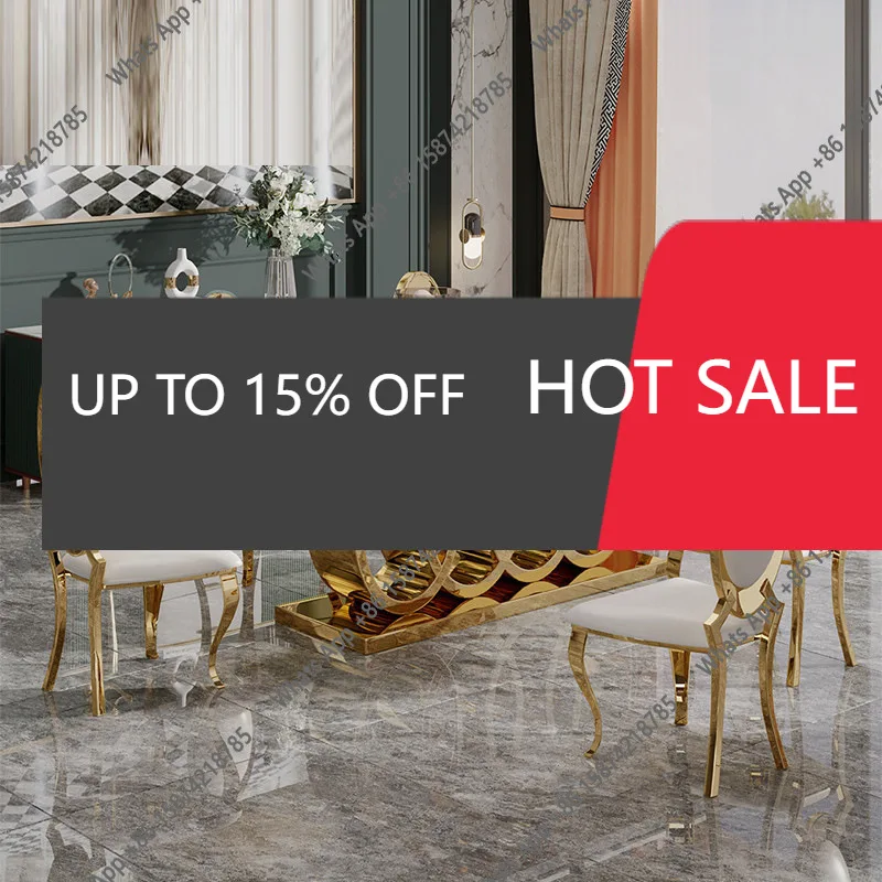 

X 10Dining Table In Renren Restaurant Modern Mild Luxury Marble Dining Tables And Rectangular Simple Small Apartment 6 People