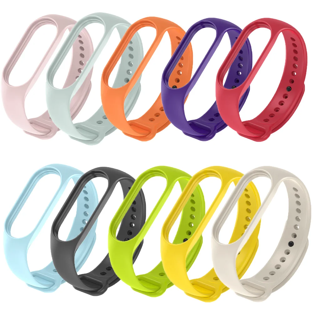 Gosear 10pcs Smart Watch Strap Band for Xiaomi Mi Band 8 Replacement Wristband For Xiao Mi MiBand 8 Band8 Accessories