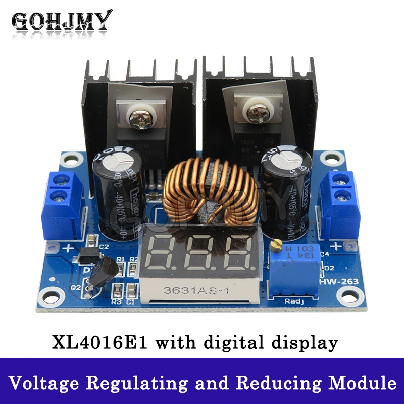 XH-M404 DC Power Supply Voltage Regulating and Reducing Module Digital Display Voltage Regulating 8A XL4016E1