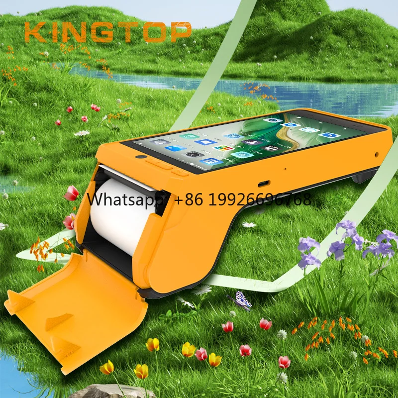 Wholesale High-Speed Pos Machine 5.5 Inch Thermal Printer Wireless POS Commercial with Free Software Support & Debugging.