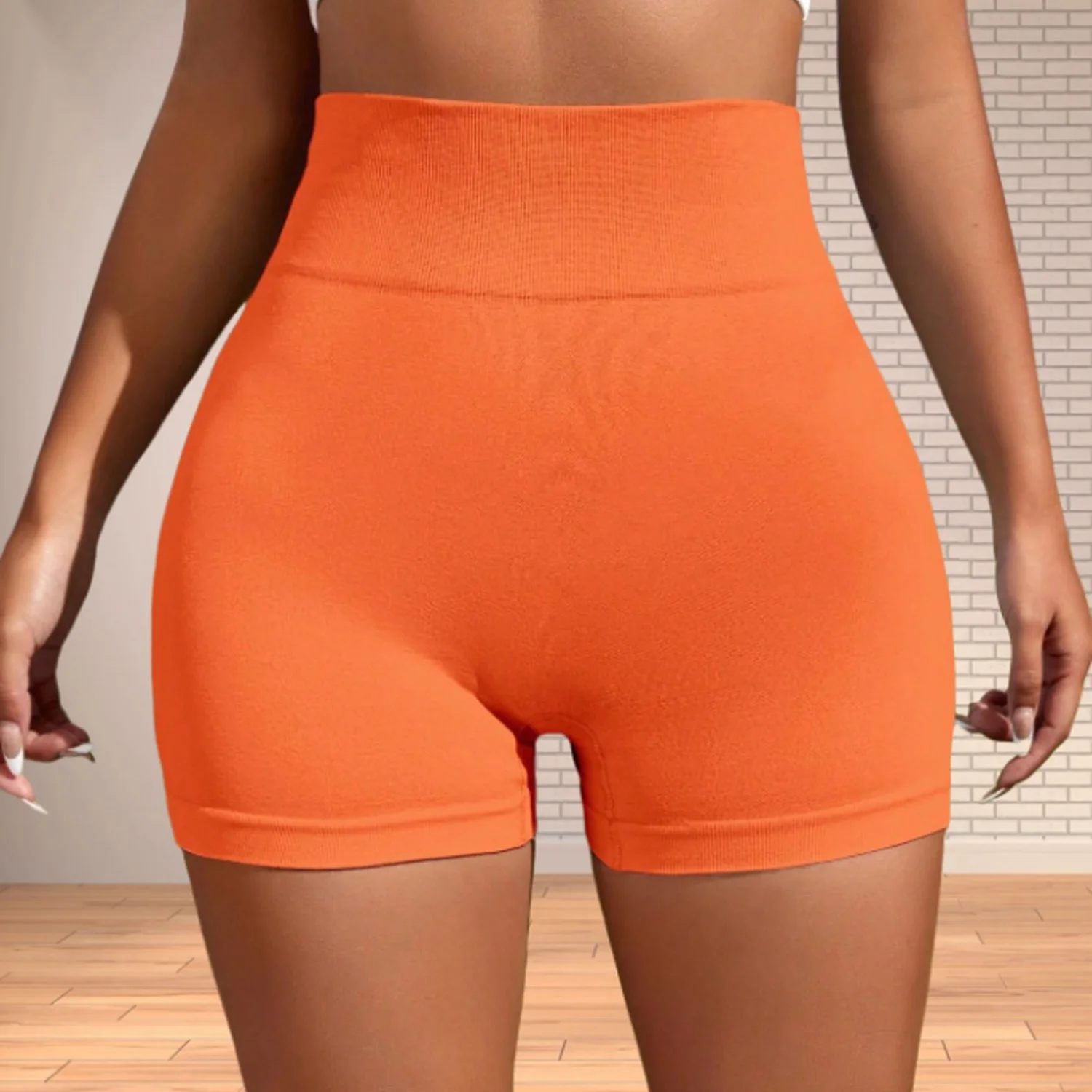 Pantalones cortos atléticos para mujer, pantalones cortos de gimnasio para levantamiento de glúteos, pantalones cortos elásticos para motorista, Yoga, cintura alta, entrenamiento físico, mallas de entrenamiento