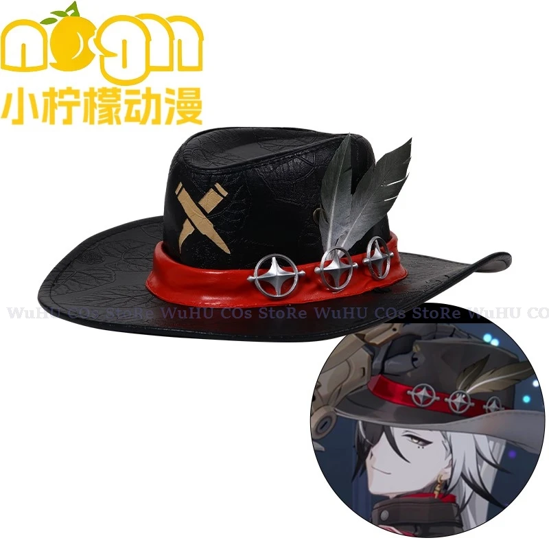 Gra Honkai Star Rail Boothill Cosplay czapka na ramię rekwizyt kostium Boothill peruka męska impreza z okazji Halloween Carniavl rekwizyt Cosplay