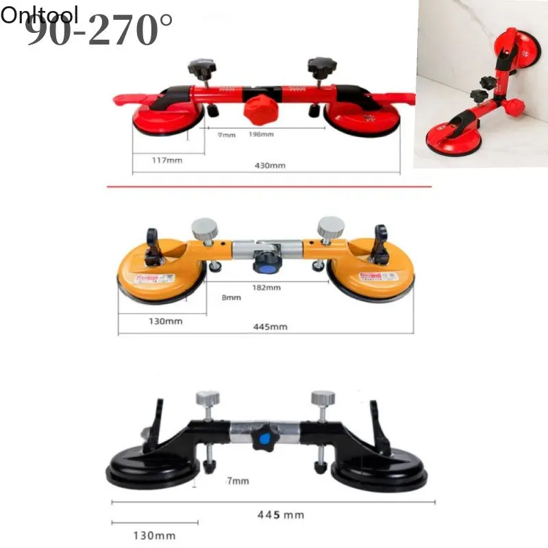 Angle Adjustable Fixed Splicing Suction Cup Right Angle Fixer Glass Tile Slate Yin And Yang Angle Installation Tool Deam Leveler