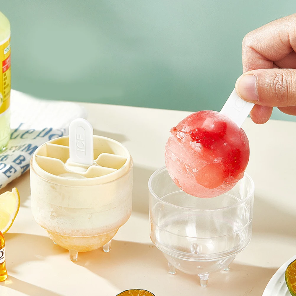 

2pcs Cream Diy Making Tool Reusable Non Stick Ice Cube Mold For Whiskey Ice Balls Bar Supplies Kitchen Mold