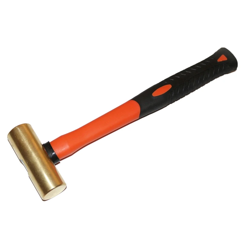 Dropshipping Explosion-proof Red Drum Hammer 0.45kg/0.68kg Safety Tool Proof Safety Tool Portable Shockproof