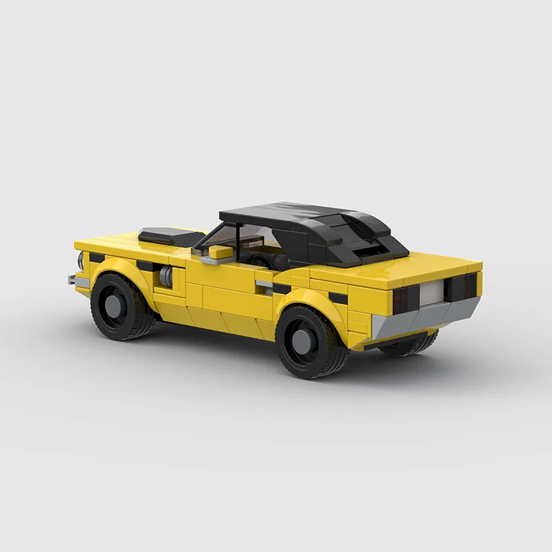 Plymouth Cuda compatible Lego moc small particle children's toy building block puzzle assembly