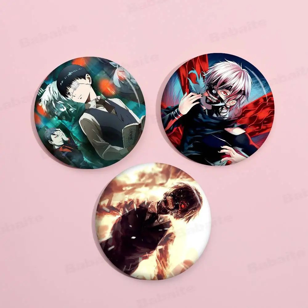 مانغا T-Tokyo الغول 58 مللي متر لطيف أنيمي الشكل أيقونة شارة اليدوية صفيح بروش لحقيبة الظهر الملابس الصدر حلية الهدايا #3