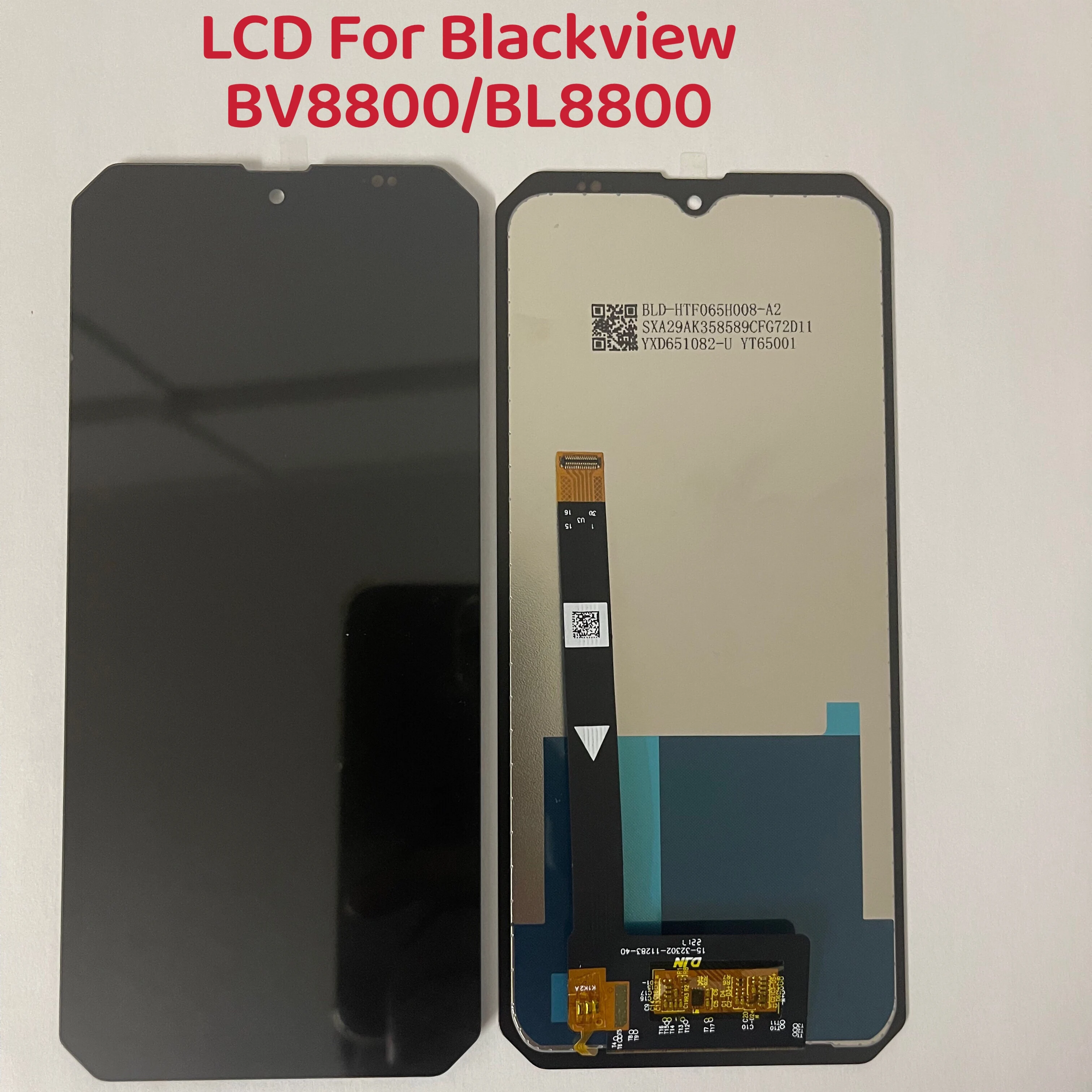 New Tested LCD For Blackview BV8800 LCD Display BLACKVIEW BL8800 Pro LCD Touch Screen Digitizer Assembly Replacement Parts