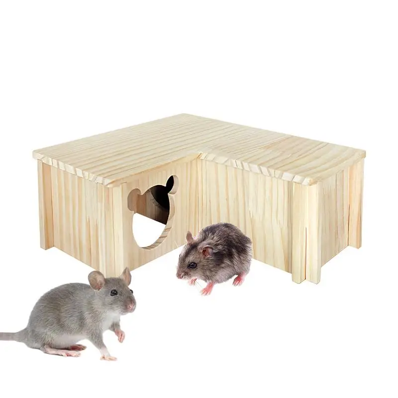 Hamster Hideout House Useful Various Styles Hamster Villa Dwarf Hamsters Climbing Play Hut Chews Toy for Gerbils