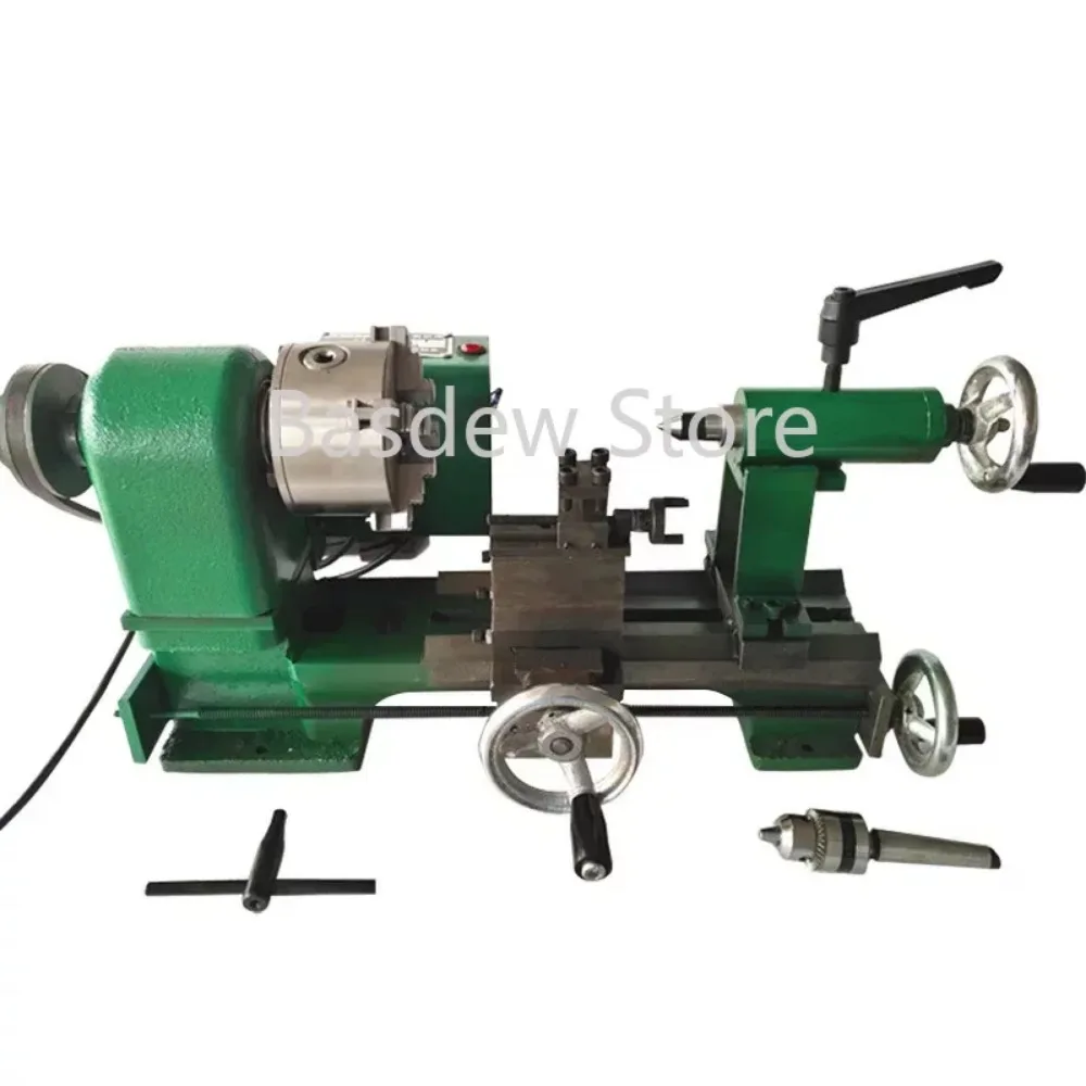 

Diy Home Bench Grinder Lathe Tool 220V/350W Micro Instrument Lathe Milling Machine 3 Jaw 80 Chuck Metal Instrument