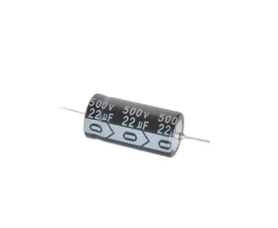 Wholesale and retail 5pc 500V 22uf 105C long copper leads Axial Electrolytic Capacitor audio amps free shipping