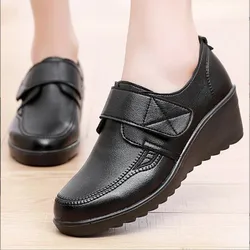 2023 Spring Autumn New Women's Single Shoes Wedges Soft Sole Comfortable Woman Casual Shoes Mother's High Heels Shoes 9 models