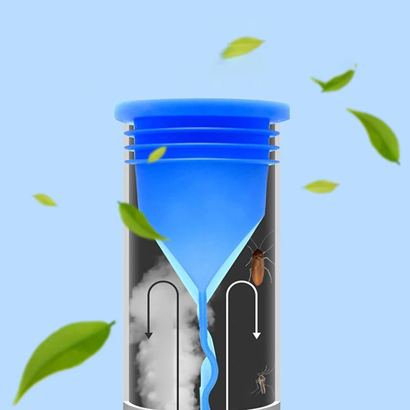 Núcleo de drenaje de baño de silicona a prueba de olores, esencial para el baño, cubierta redonda universal a prueba de olores para alcantarillados, prevención de insectos.