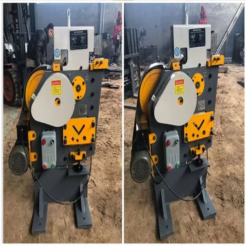 Multi-functional Steel Punching Shearing Machine For Angle Channel Flat I-Beam Processing 360kN Force