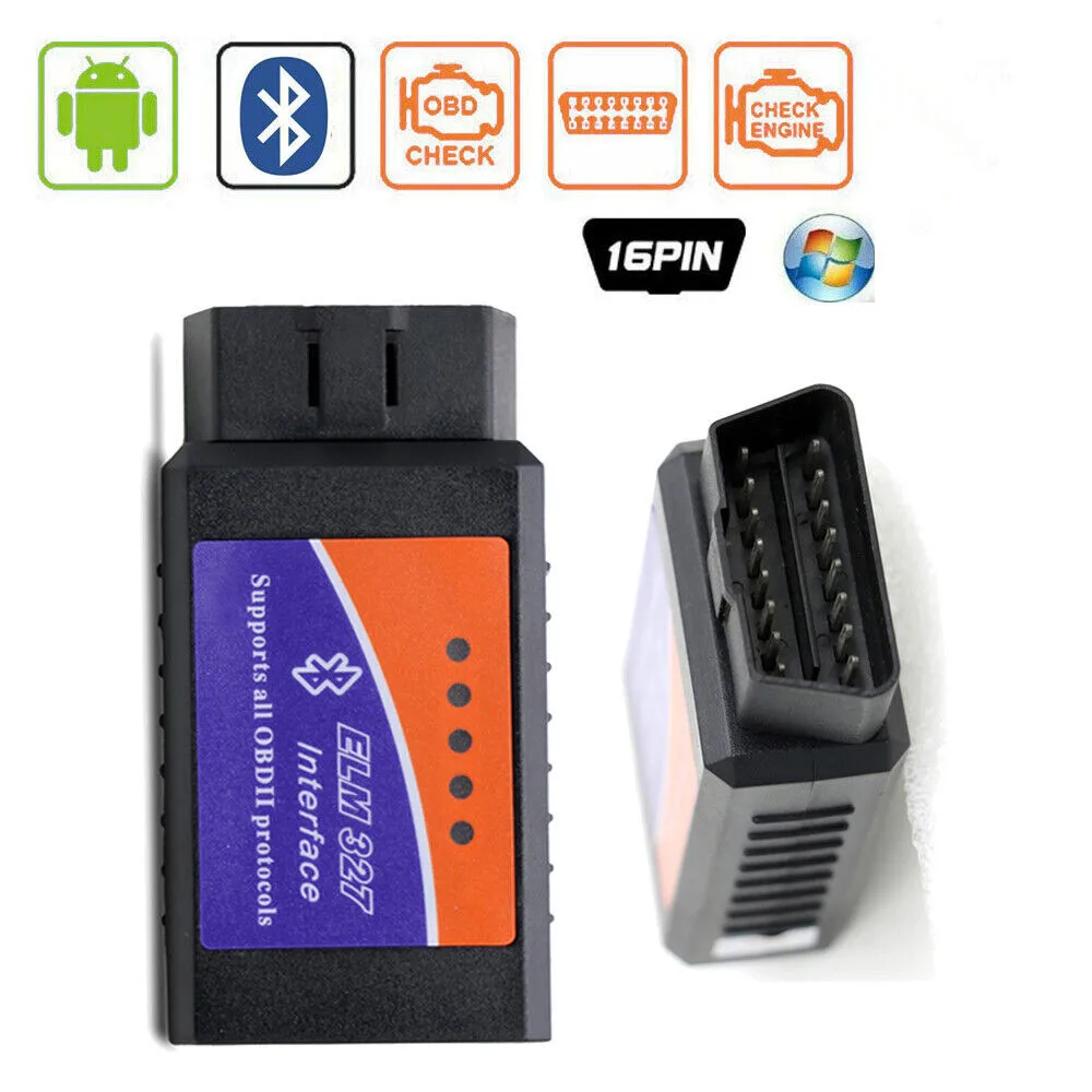 

OBD II 2 Bluetooth ELM327 Car Scanner IOS Android Diagnostic Auto Scan tool OBD2 Car Diagnostic Tool Code Reader