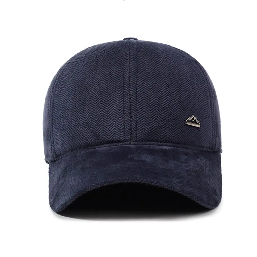 في الهواء الطلق مع غطاء للأذنين الرجال الشتاء قبعة سدادات حماية الأذن غطاء للأذنين الدافئة قبعة بيسبول يندبروف قبعات منفذها عادية للرجال