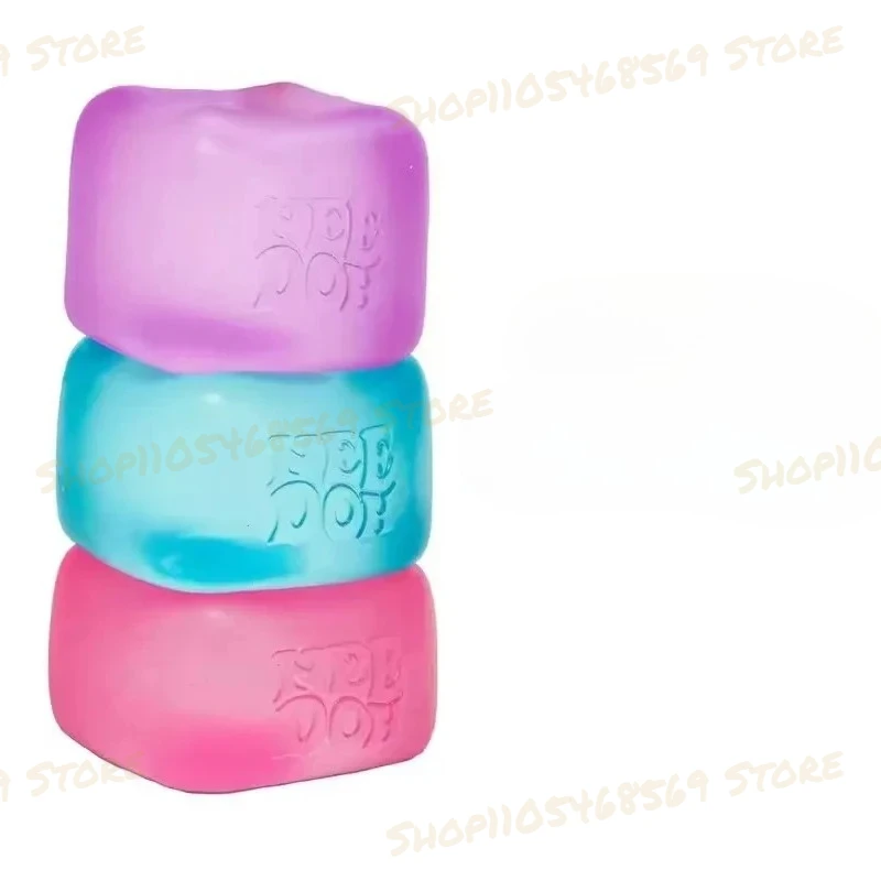 

Adult Gift Multi Colored Blocks Pinch Music Color Transparent Jelly Cute Stress Relief Festival Party Gift