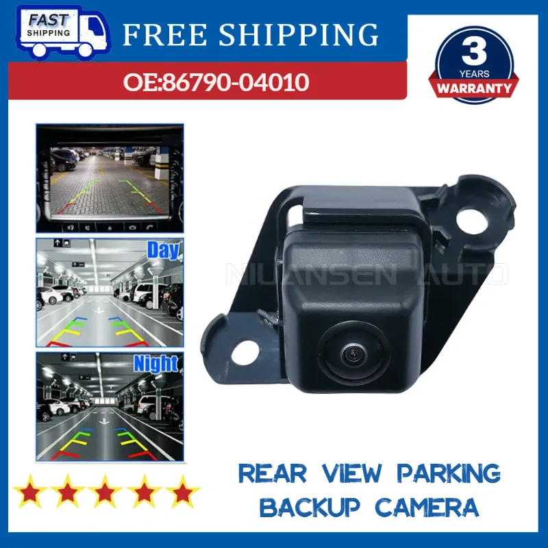 

86790-04010 Backup Rear View Camera Assist Parking For Toyota Tacoma 2009-2013 Car Tailgate ReverseCamera Replacement 8679004010