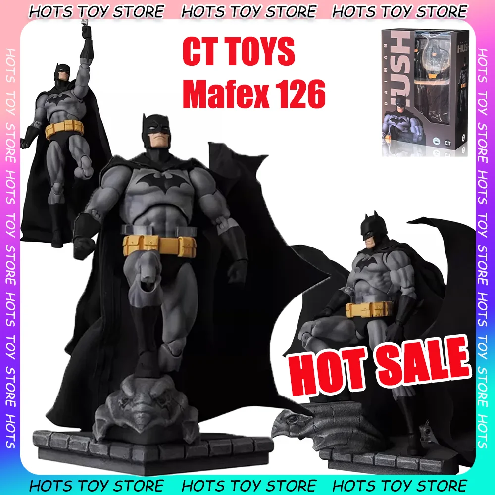 

NEW CT Toys Batman Figure Batman Mafex 126 Action Figures DC Justice League Hush Figurine The Dark Knight Collection Kid Toy