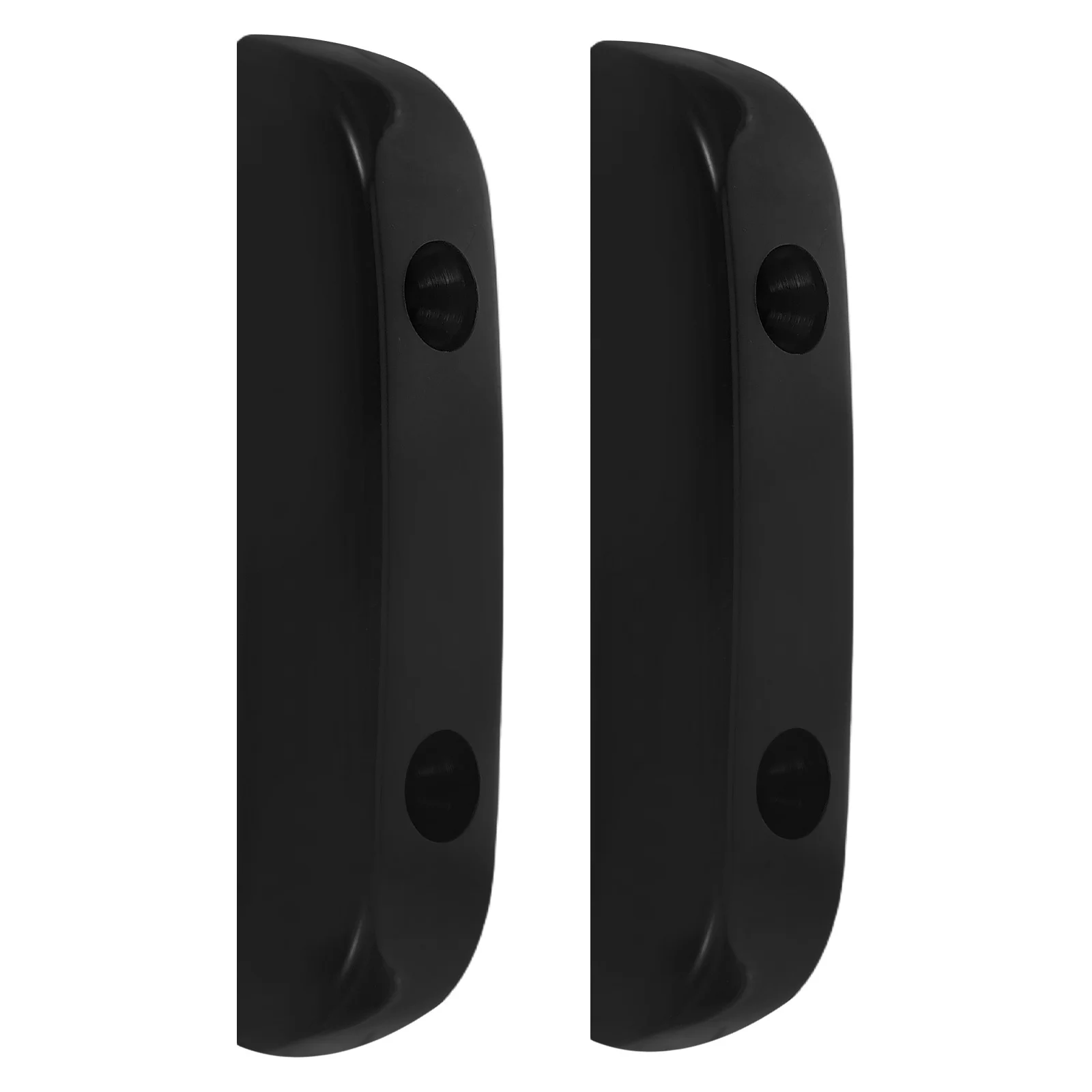 

2pcs Black Thumb Rest For Bass Guitar Smooth Plastic Finger Support Easy Install Mounting Screws Included Guitar Bass Accessory