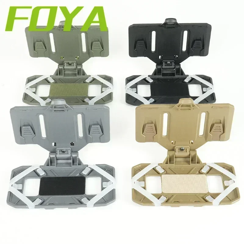 New Tactical Folding Navigation Board Protable Vest Mobile Phone Rack Outdoor Sports Cellphone Gear For Airsoft Vest Accessories