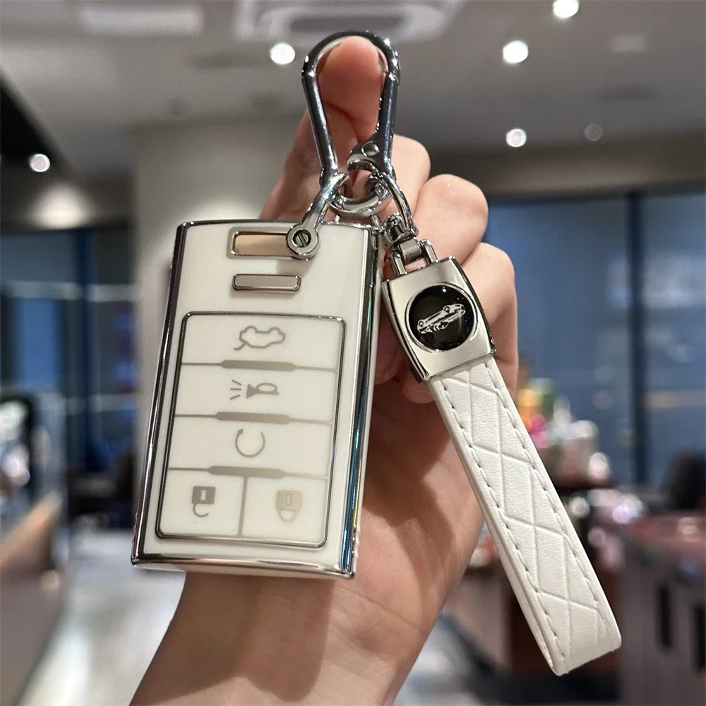 Custodia protettiva per chiave Portachiavi Shell per Cadillac SRX ATS ELR XTS - Accessori per chiavi per auto con telecomando senza chiave