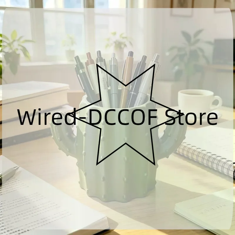 1pc Creative Multifunctional Fashionable Cute Cactus Pen Holder For Students And Offices
