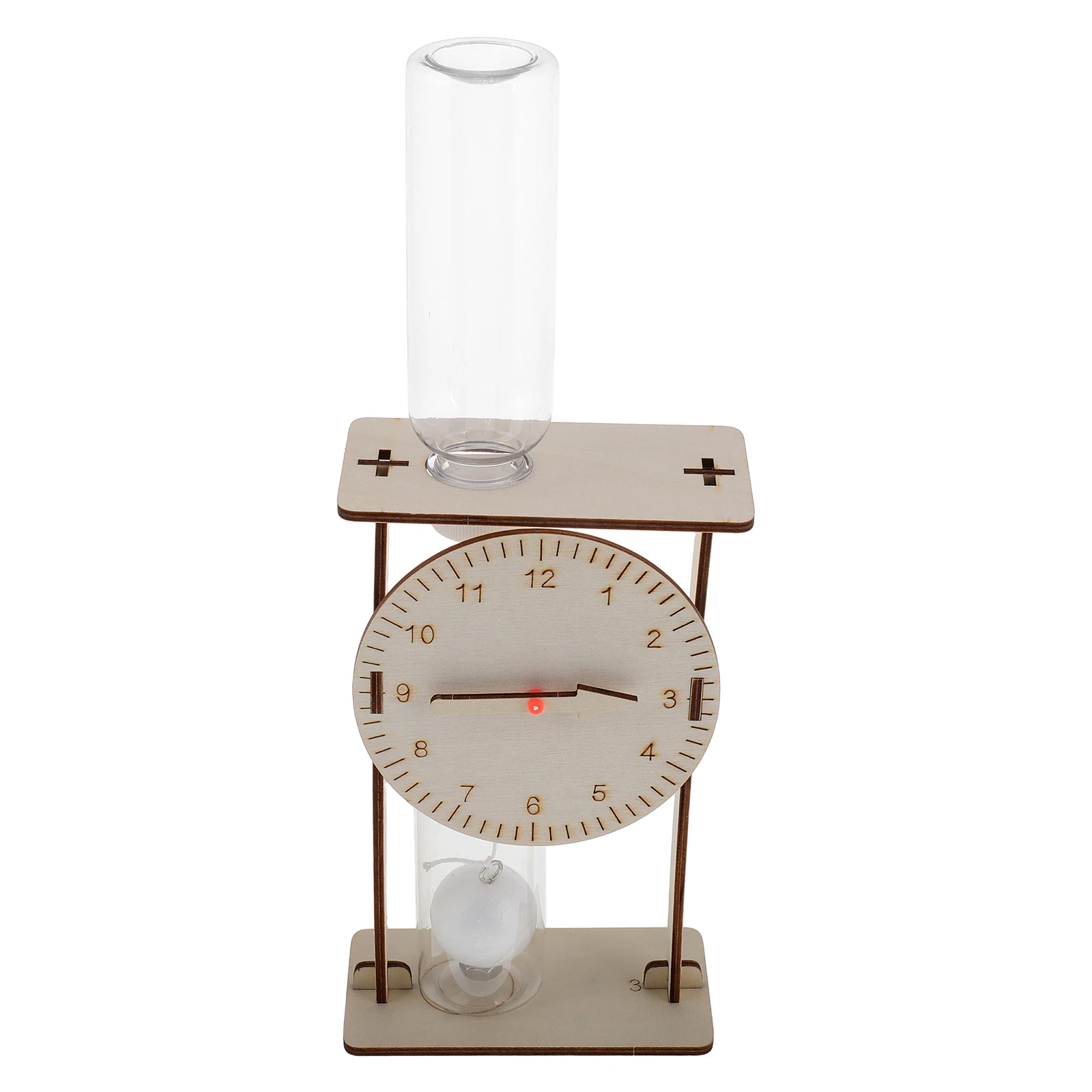 

1 set 1 Set Diy Science Experiment Kit Wooden Gears Paper Clock For Kids Learning Time Teaching Supplies Classroom Home Decor