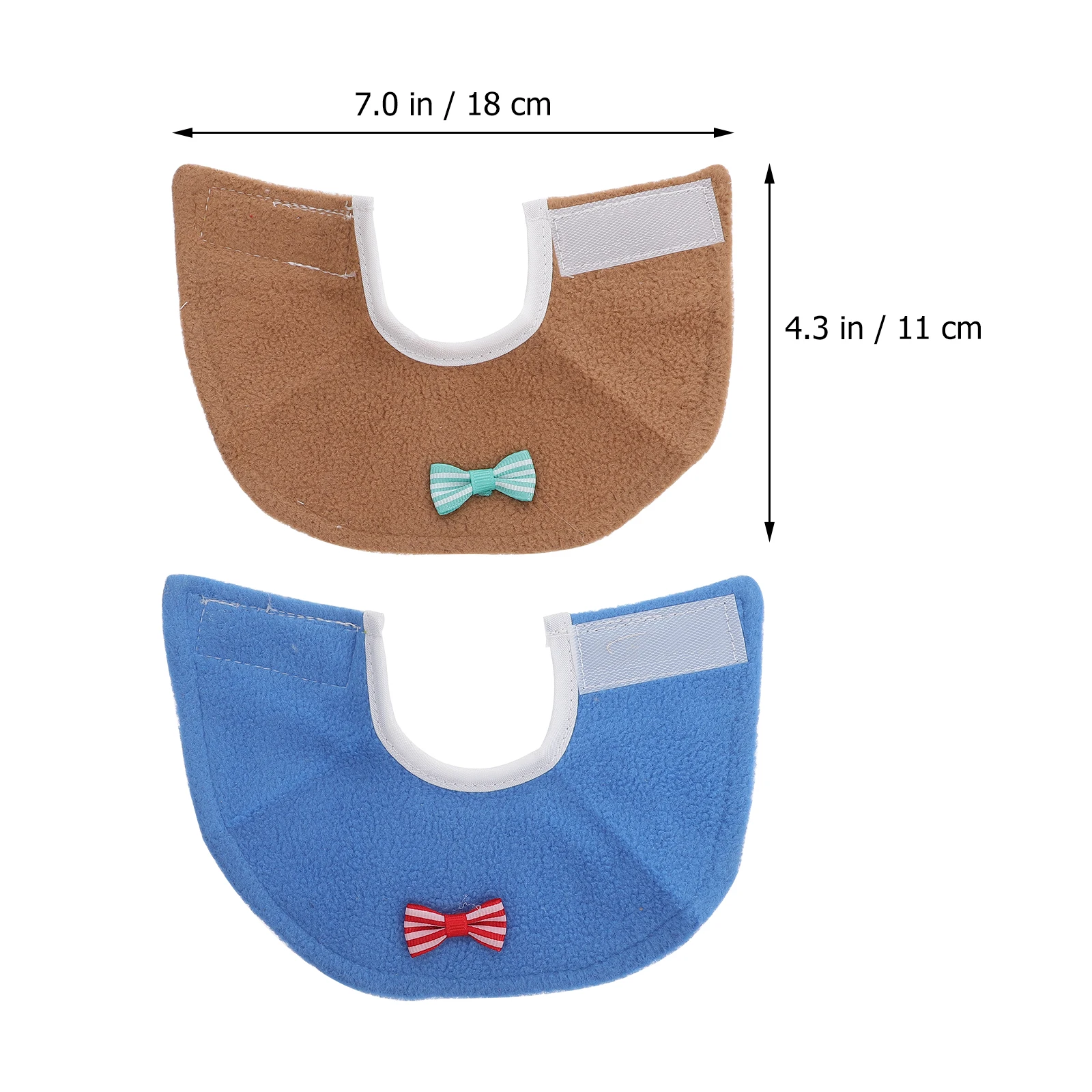 

2 Pcs Bird Plucking Collar Anti- Collars for Parrot Neck Strap Parrots