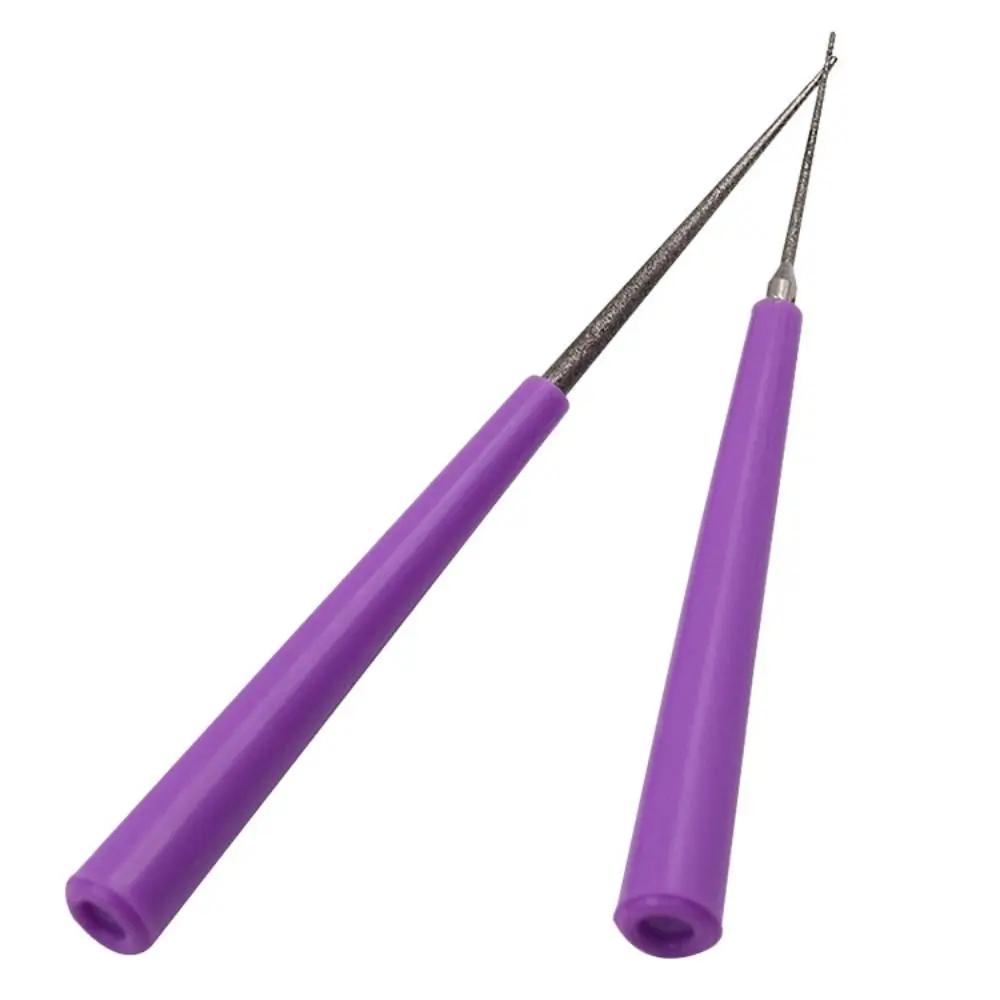 Увеличитель отверстий для бисероплетения, алмазная заостренная игла, искусственное сверло, бусины из жемчуга и стекла, наконечник, рифленая