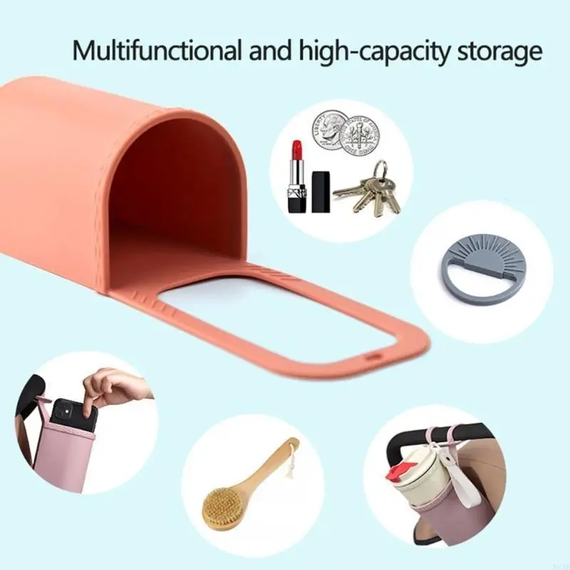 N84Eユニバーサルシリコンカップホルダー耐摩耗性の飲み物水ボトルオーガナイザーベビーカー用車椅子など