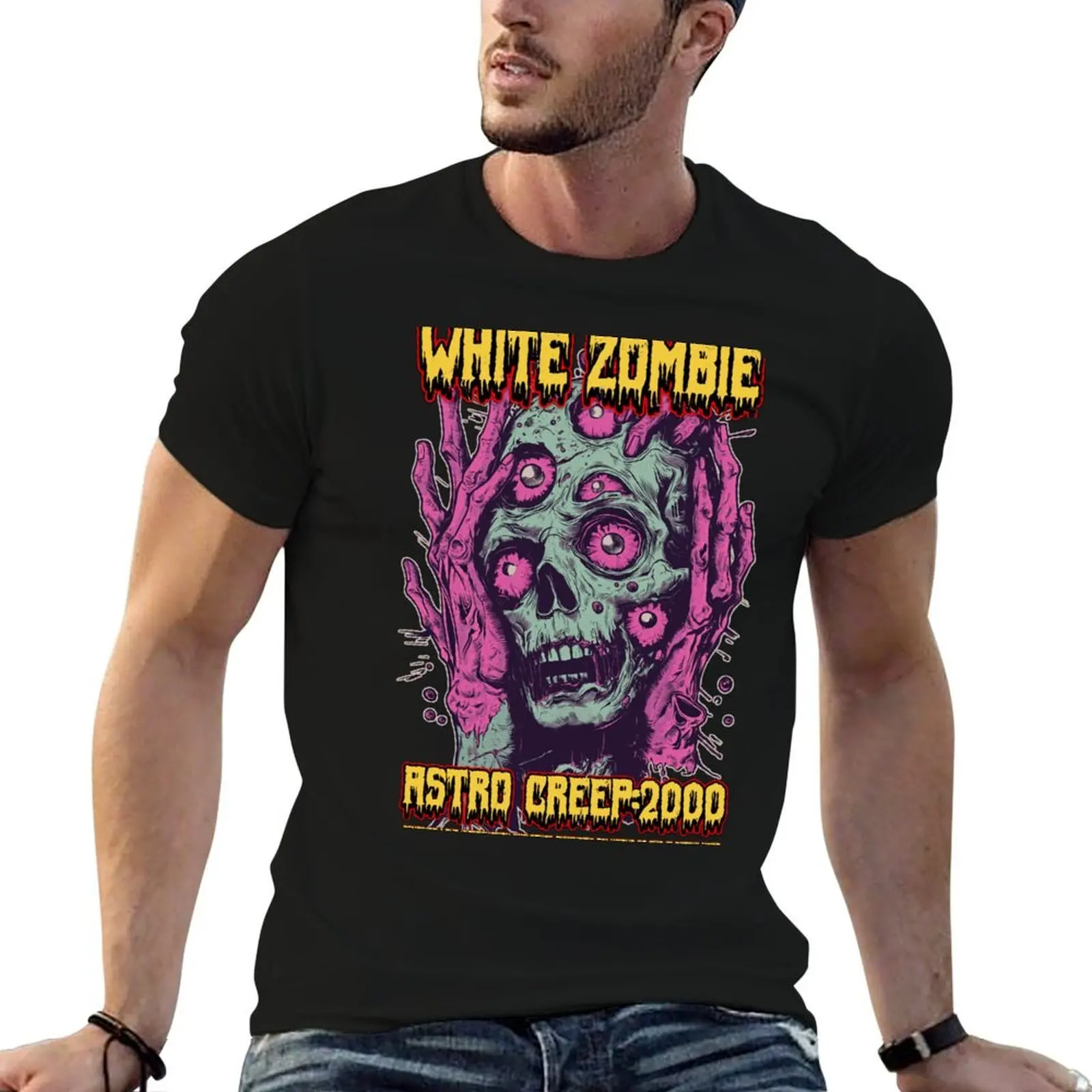DUK FAT - White Zombie - Astro Creep 2000 T-Shirt Festival Short Sleeve T-Shirt