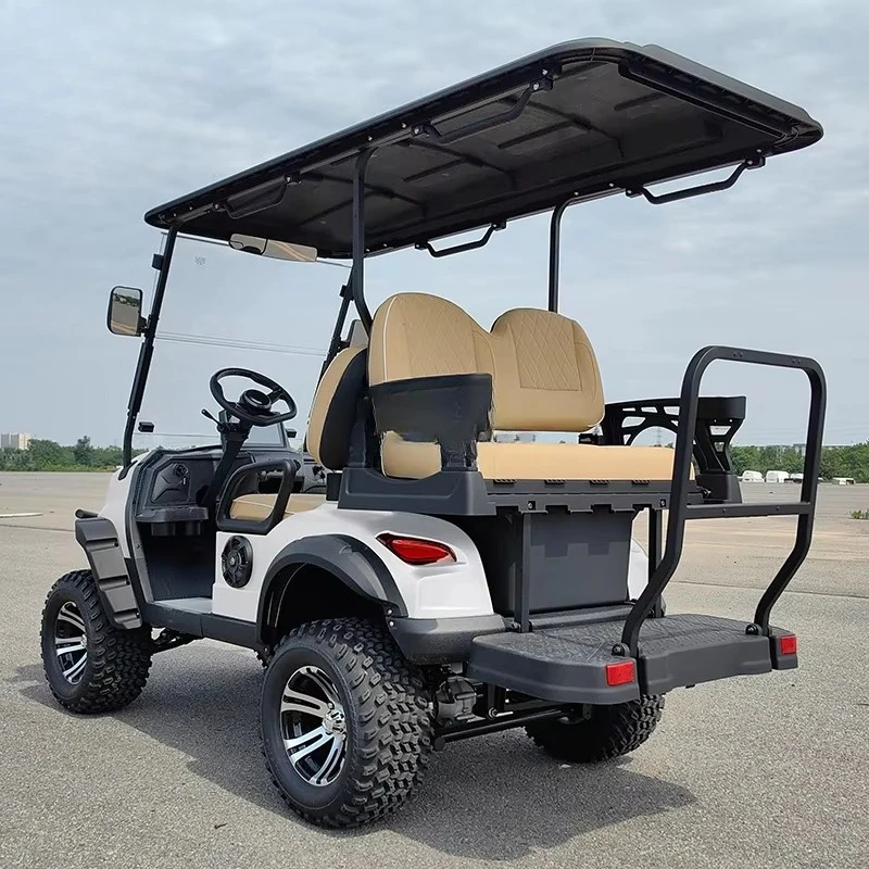 Высокопроизводительная бензиновая тележка для гольфа на 4 + 2 человека