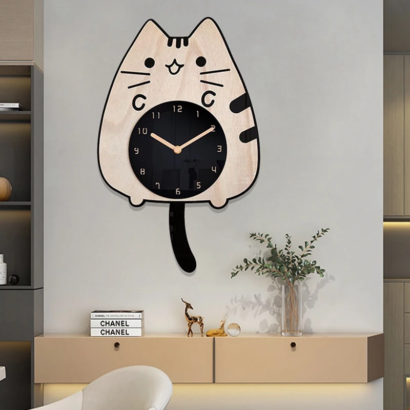 

1 PCS Decorative Wall Clock Living Room Household Cartoon Fashion Clock For Home Bedroom