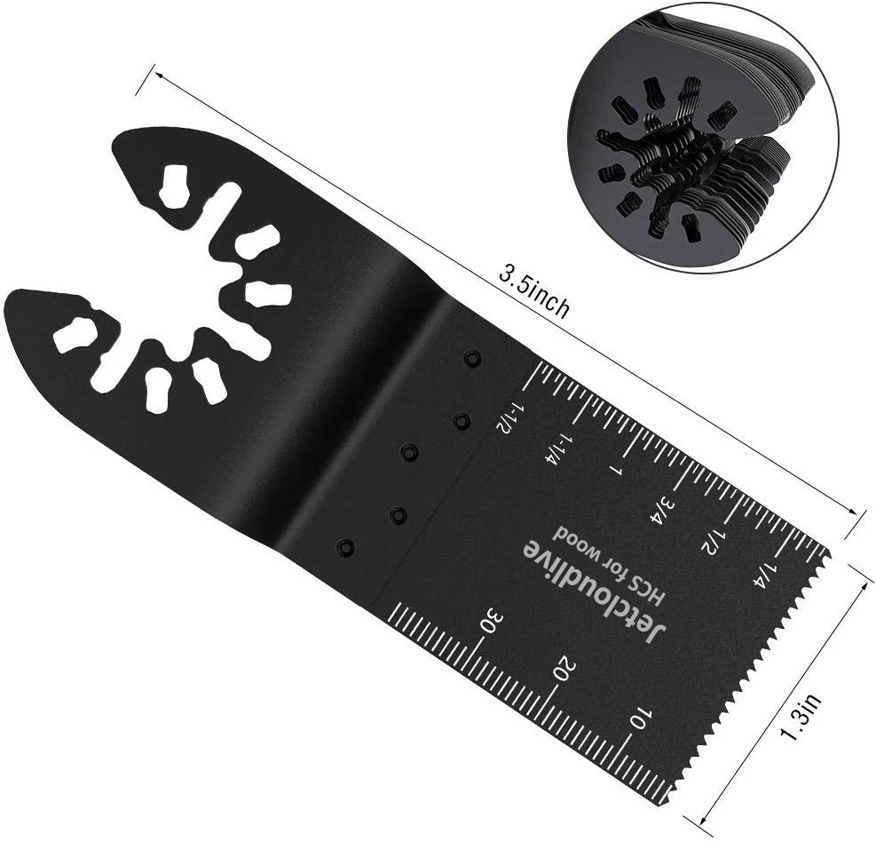 5/60Pcs Multifunctional Saw Blade Oscillating Saw Blades Sets Fast Fit Mixed Blades For Wood Metal Plastic MDF Multi Cutting