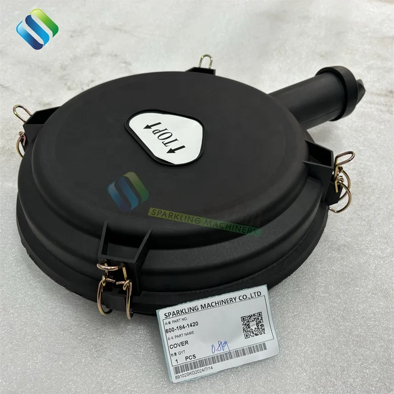 600-184-1420 PC228 PW180 قطع غيار ماكينات البناء غطاء مرشح الهواء للحفارة
