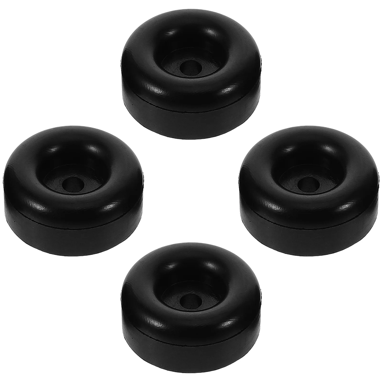 

4pcs Rubber Bumpers For Trailer Door Anti-Vibration Shock Absorbing Pads Car Bumper Cushion Replacement Round Stoppers Washer