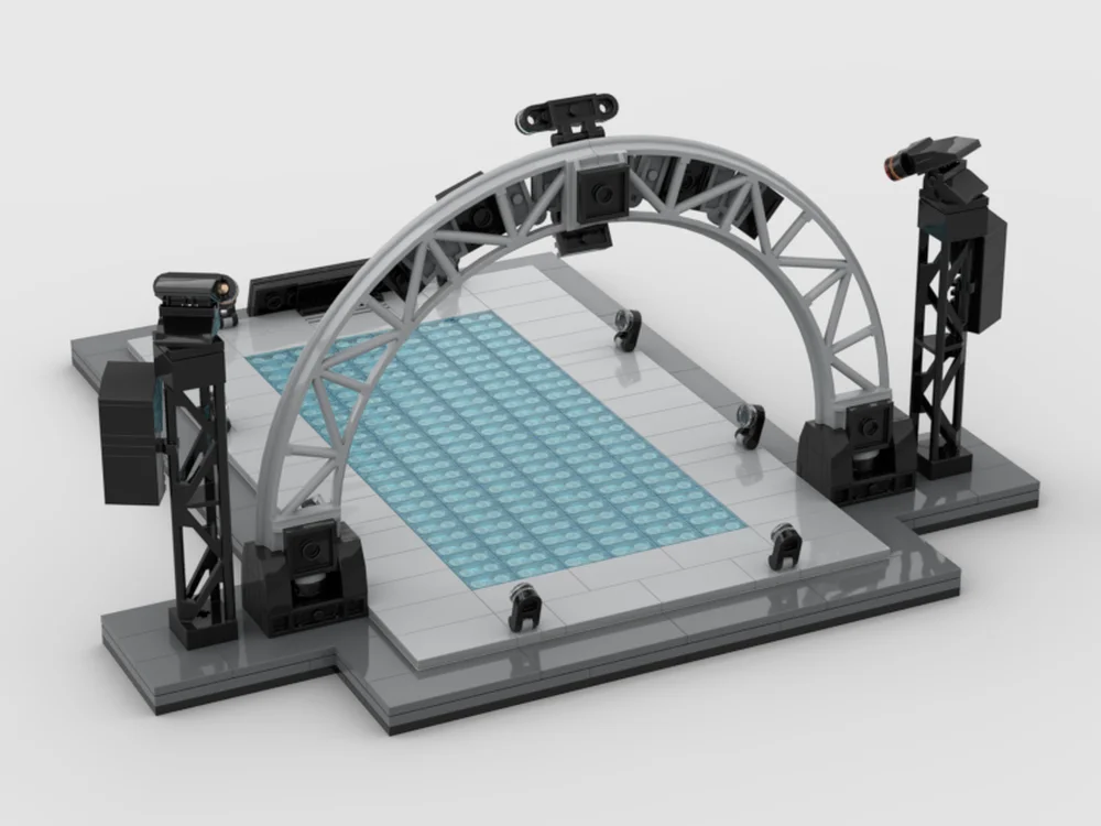 Décennie s de construction de véhicules de sport Inboulon Cars pour enfants, DisplayCity Speed Champions, plate-forme, jouets de garage créatifs, cadeau de Noël, MOC, 2024